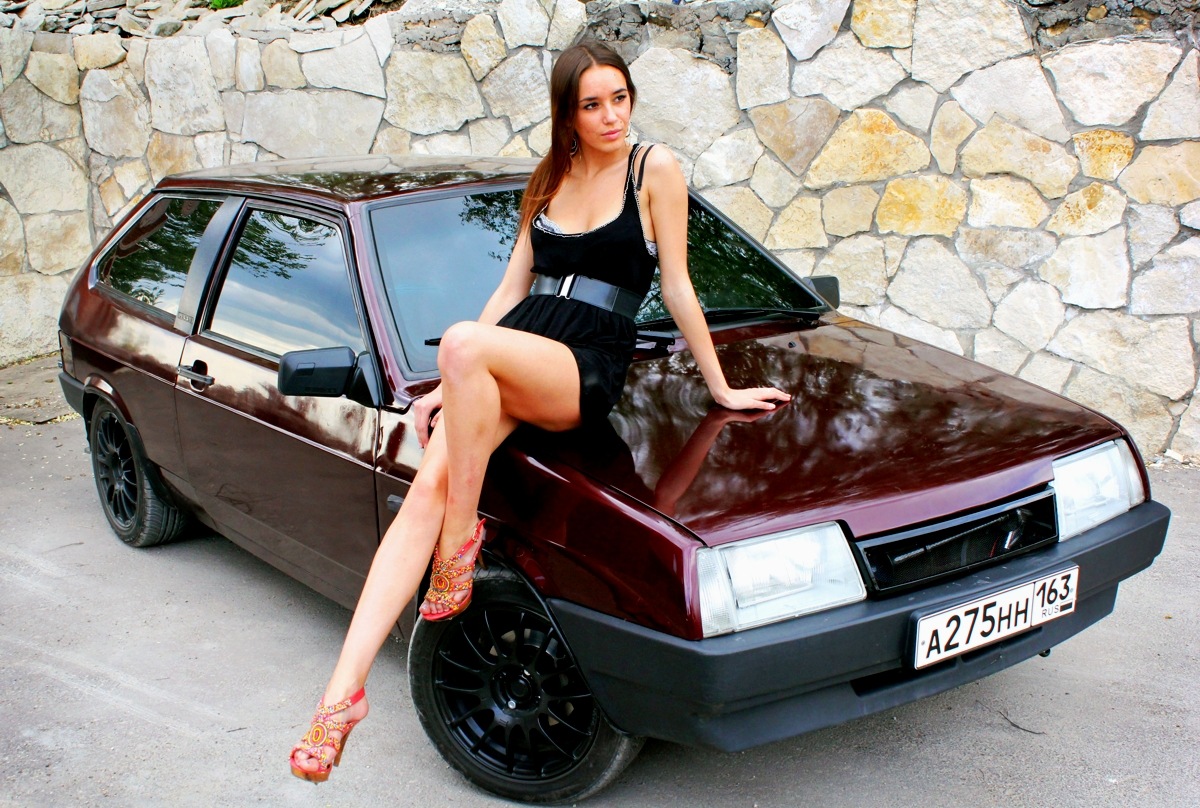 Красивые девушки русские авто и музыка видео