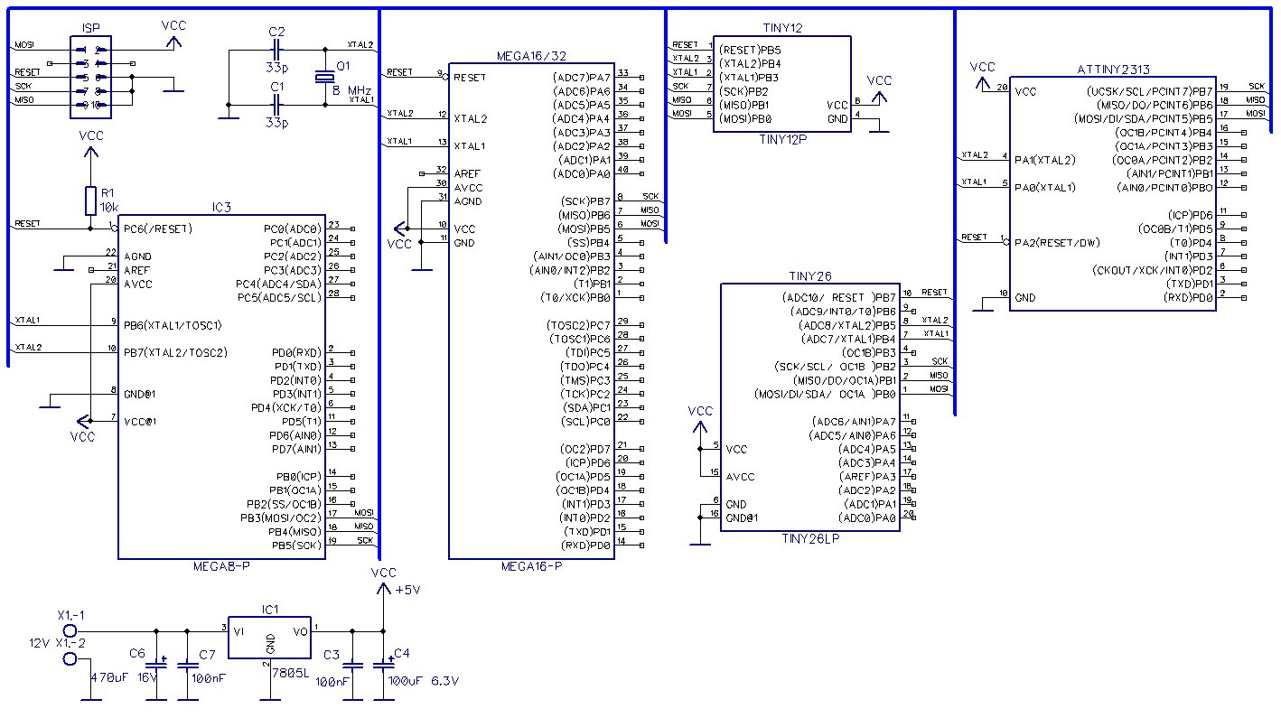 Универсальный программатор pic и avr схема Универсальный программатор pic и avr схема