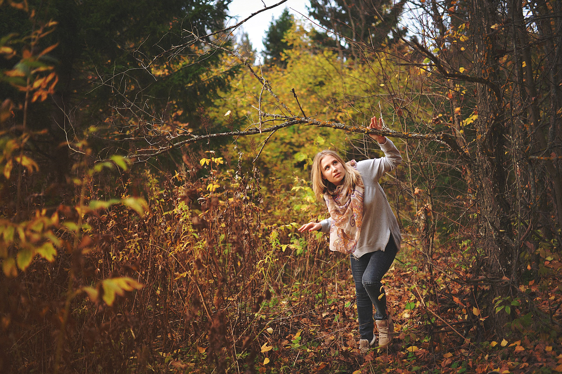 Позы Для Фото В Осеннем Лесу