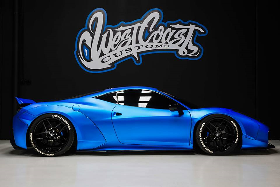 Bieber Blue Ferrari