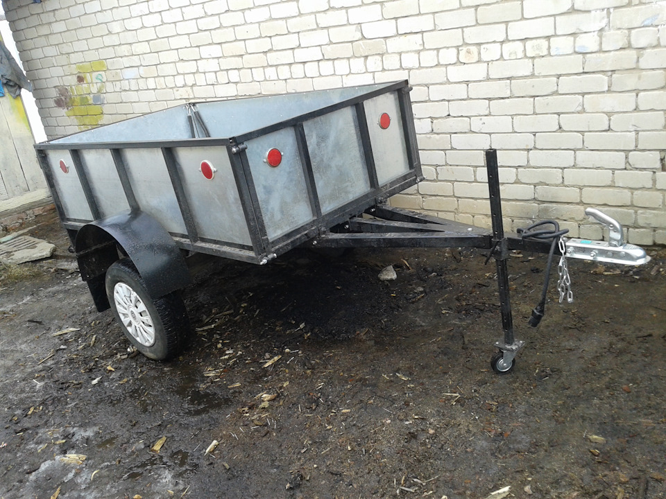 Прицеп из балки ваз 2108 Прицеп из балки ваз 2108