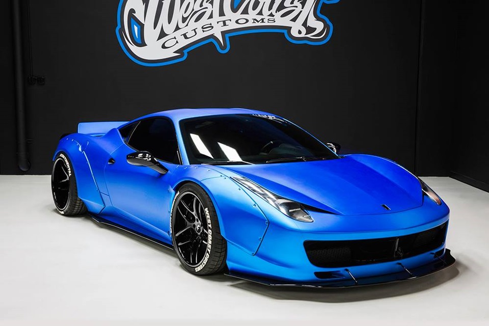 Bieber Blue Ferrari