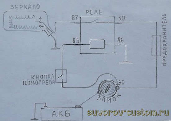 Подогрев зеркал своими руками газель Подогрев зеркал своими руками газель