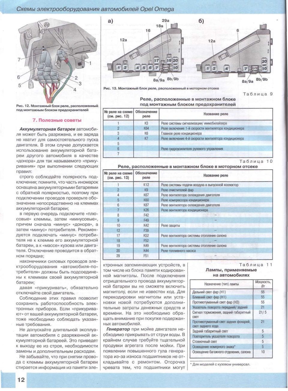 Опель омега б где находятся предохранители на Опель омега б где находятся предохранители на