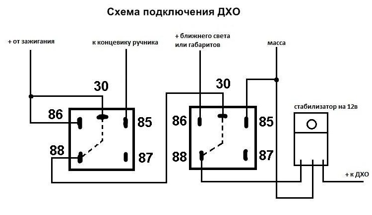 Дхо на ваз 2112 с схема подключения Дхо на ваз 2112 с схема подключения