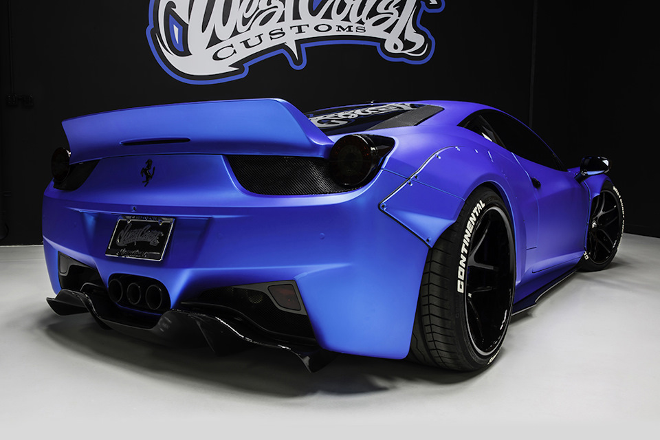 Bieber Blue Ferrari