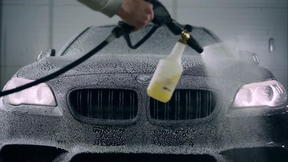 Tesla In Car Wash