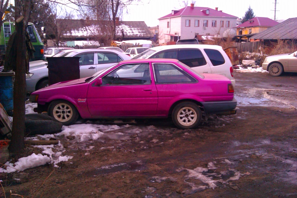 наконец то добрался до Лёвы Toyota Corolla Levin AE85 3 л 1985