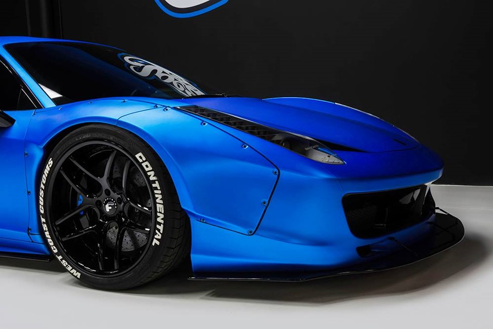 Bieber Blue Ferrari