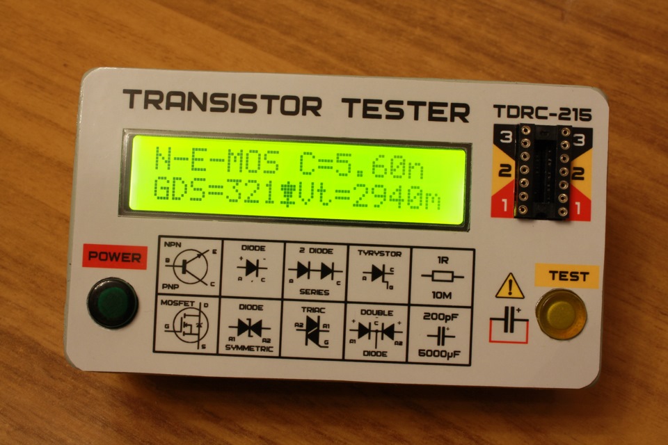 Тестер транзисторов на atmega8 своими руками Тестер транзисторов на atmega8 своими руками