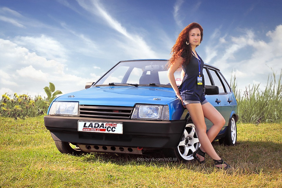 Красивые девушки русские авто и музыка видео