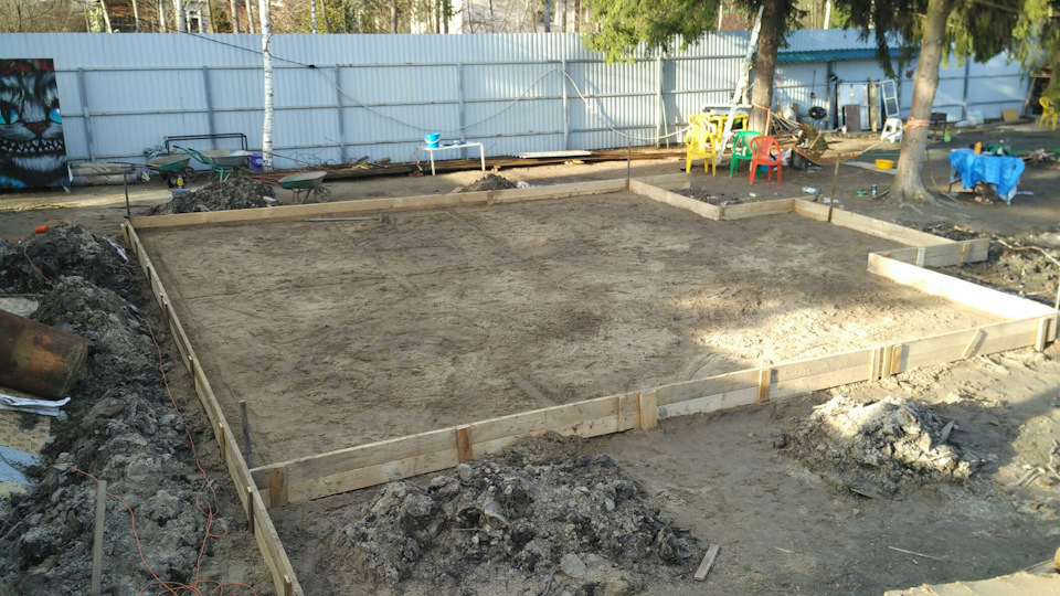Каркасный дом на монолитной плите Каркасный дом на монолитной плите