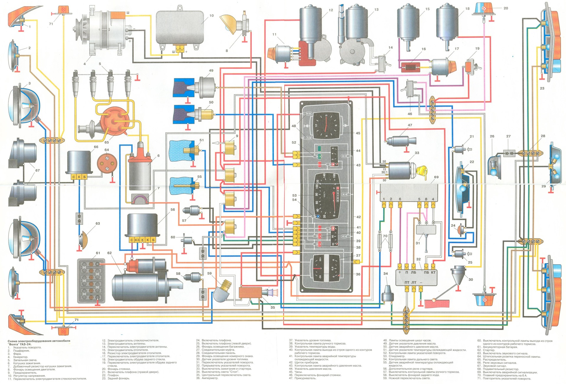 Газ 31105 схема зажигания