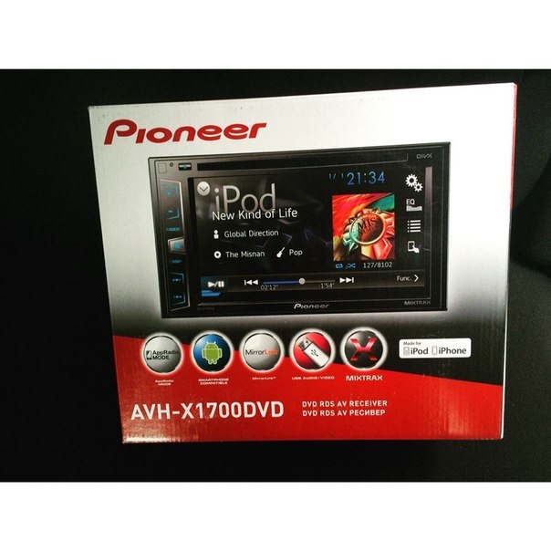 Автомагнитола Pioneer AVH X1700DVD Volkswagen Polo Sedan 1 6 л 2014