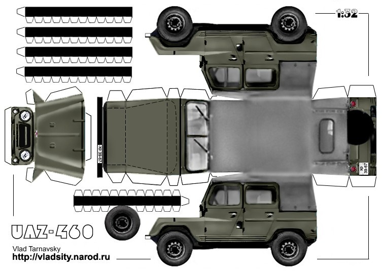 Как сделать военную машину из бумаги Как сделать военную машину из бумаги