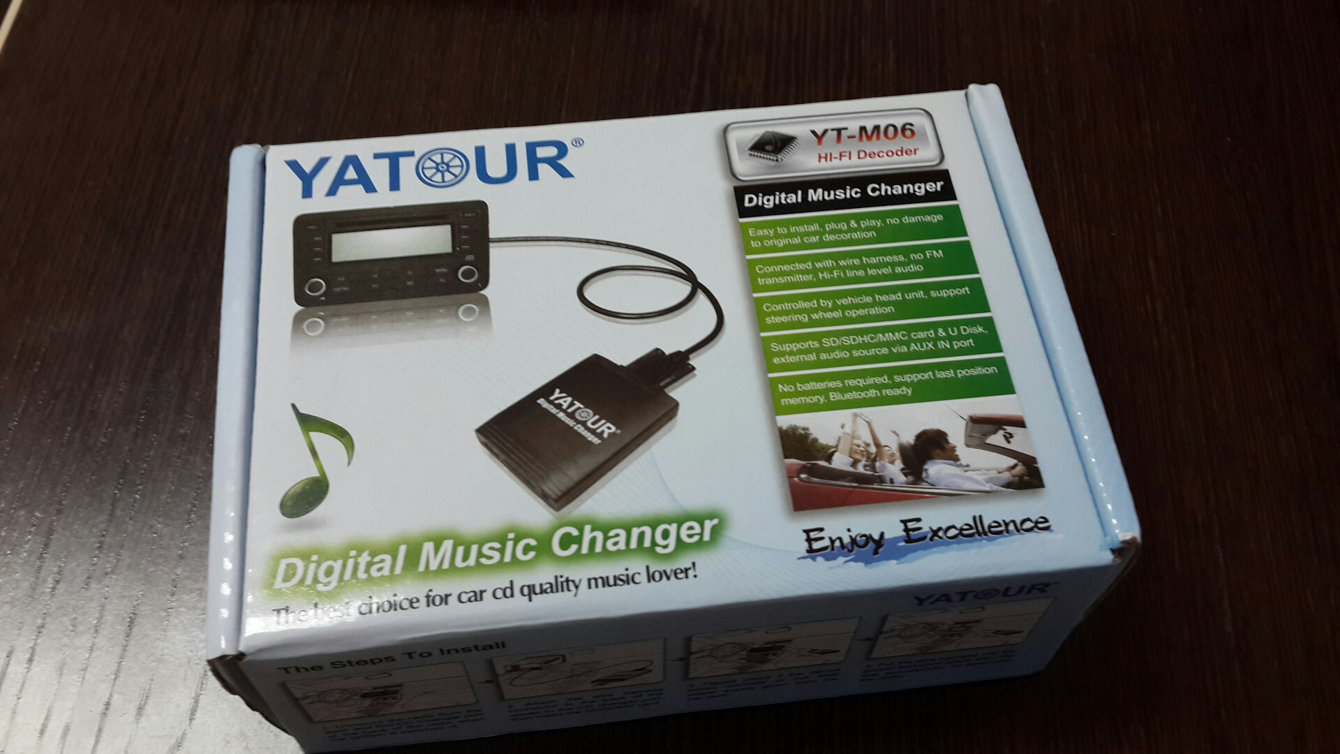 Установка YATOUR USB AUX в мазда 6 gg 2007 Mazda 6 1G GG 2 л 2007