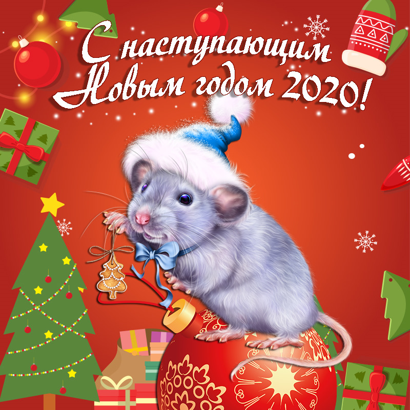 Новогоднее Поздравление От Символа Года Мышкой