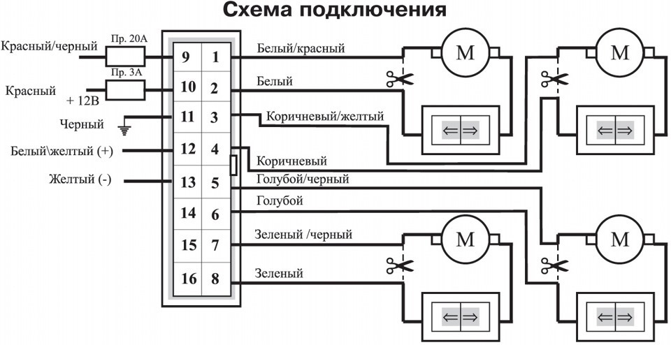 Схема подключение mongoose cwm 4 Схема подключение mongoose cwm 4