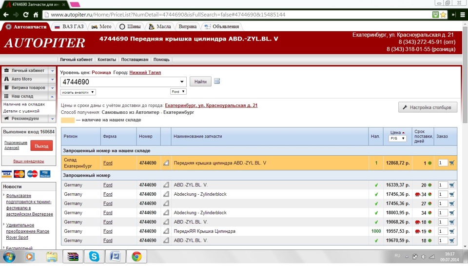 Autopiter Ru Интернет Магазин Запчастей