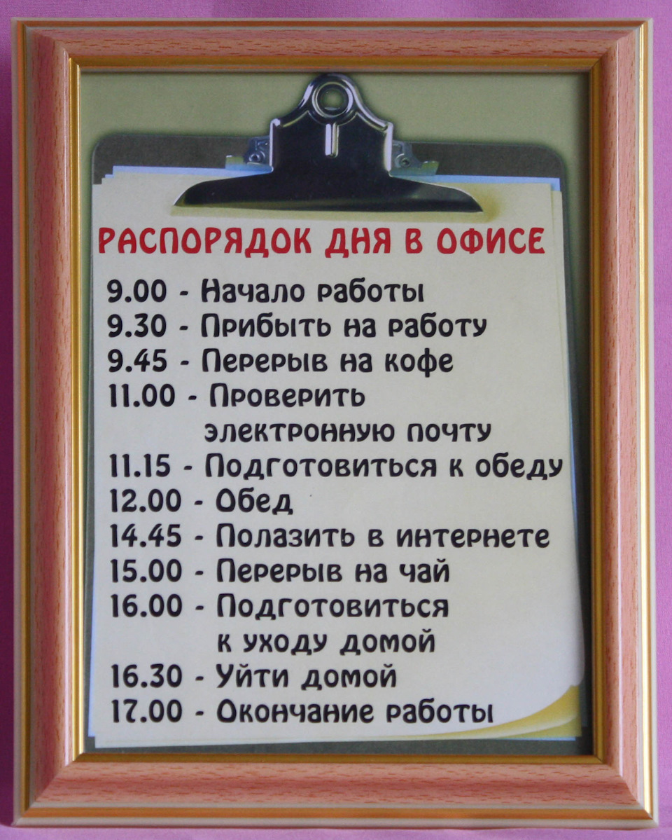 Распорядок дня анекдот Распорядок дня анекдот