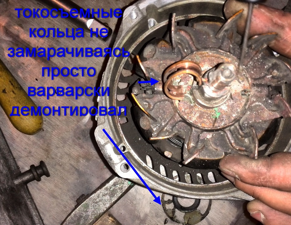 Контактные кольца на генераторе своими руками Контактные кольца на генераторе своими руками