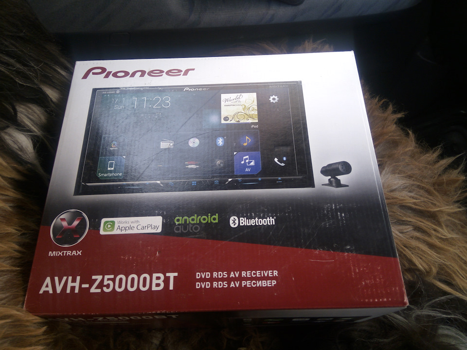 Замена ГУ Pioneer AVH P3100dvd на Pioneer AVH Z5000BT Toyota Land