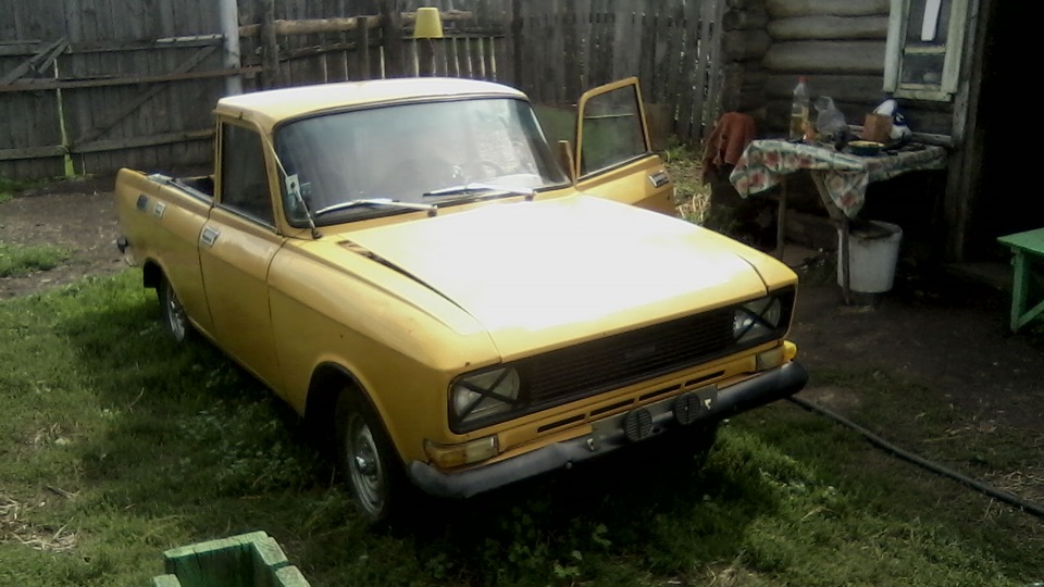 Пикап из москвича своими руками фото