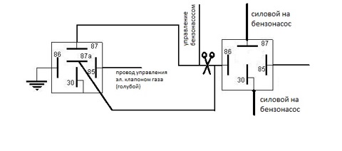 Схема подключения реле газового оборудования Схема подключения реле газового оборудования
