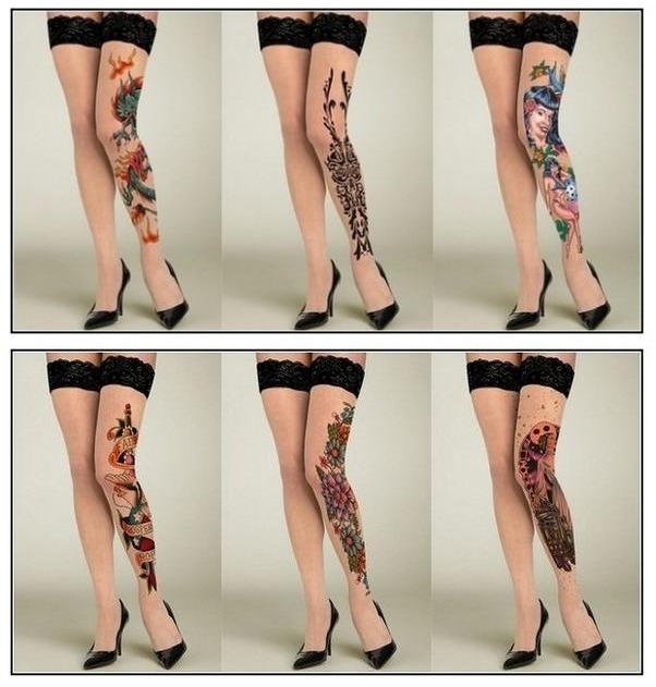 Stocking tattoo images