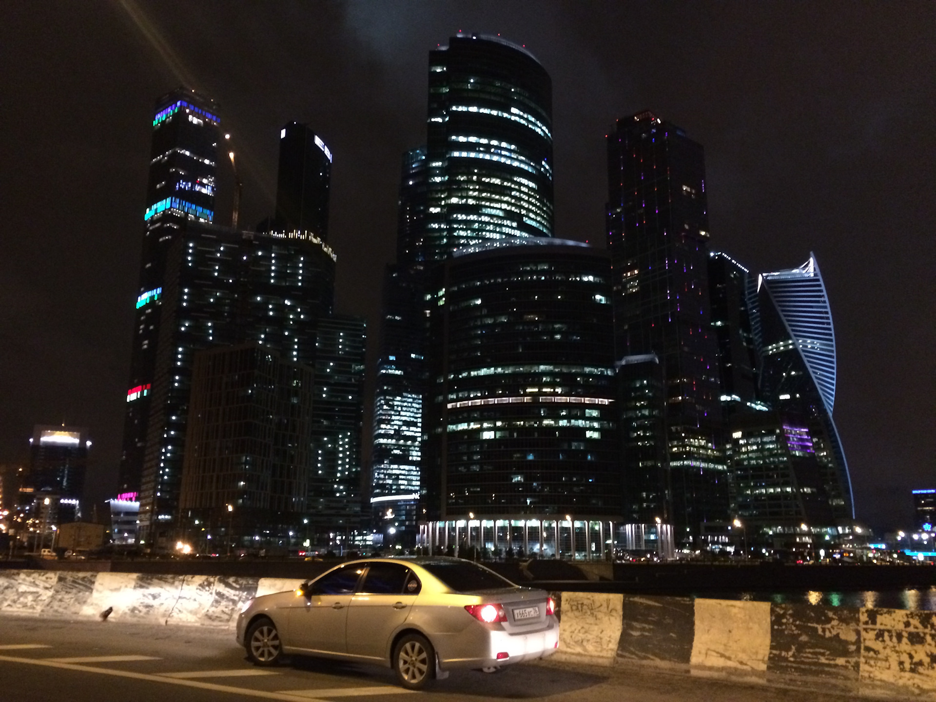 Ночная Москва Сити Фото С Телефона