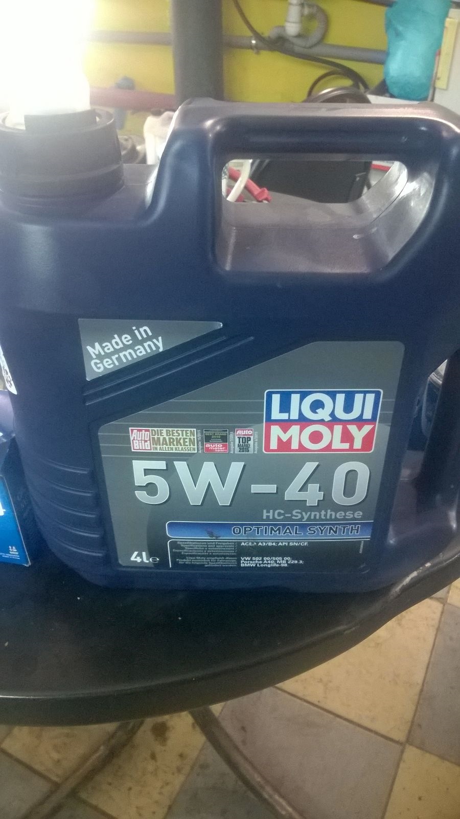 Масло Liqui Moly Optimal Synth 5w 40 Mitsubishi Lancer X 1 8 л