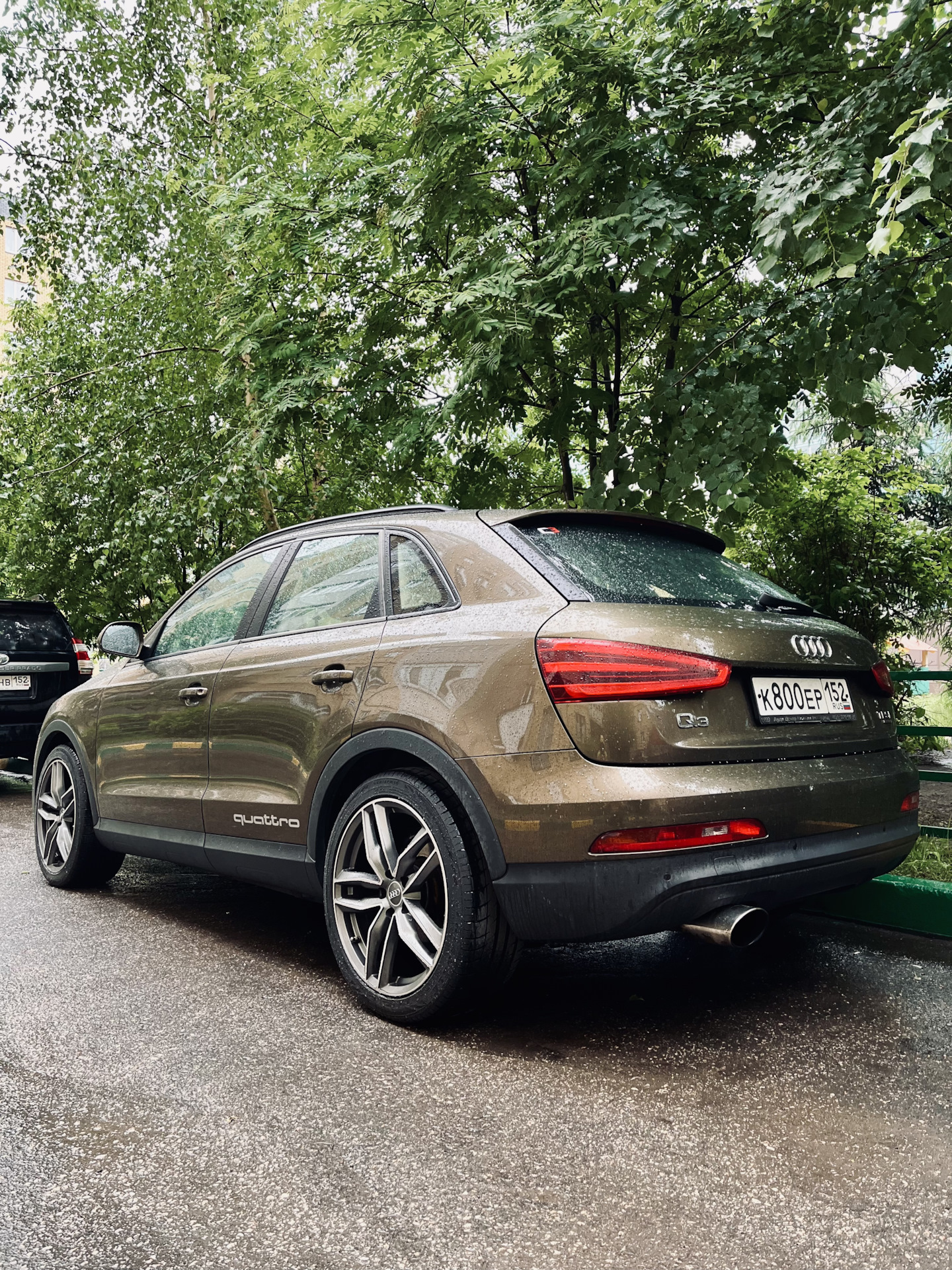 Насадка на выхлоп замена масла на Ravenol VST Audi Q3 1G 2 л