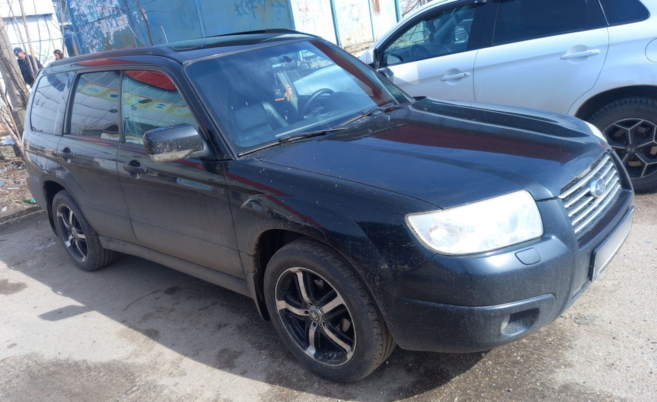 29 Переобулся на лето Subaru Forester SG 2 л 2007 года