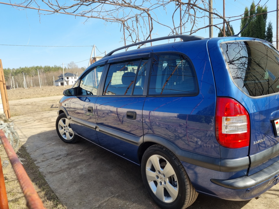 После зимы блеск Opel Zafira A 2 л 2002 года другое DRIVE2