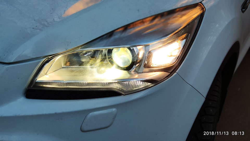 И будет свет в повороте😊 — Ford Kuga (2G), 1,6 л, 2014 года ...