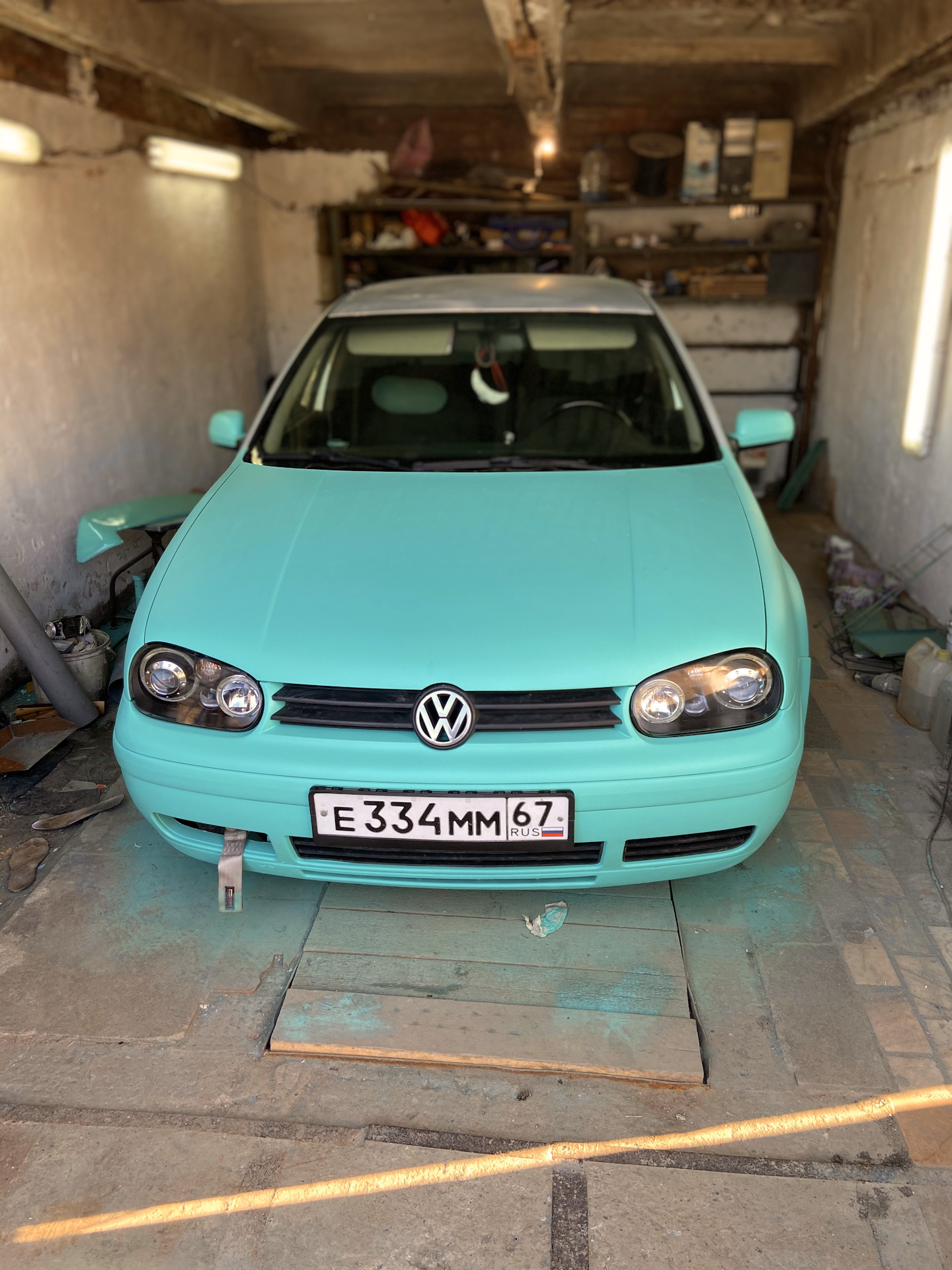 Морда облита — Volkswagen Golf Mk4, 1,6 л, 1998 года другое DRIVE2