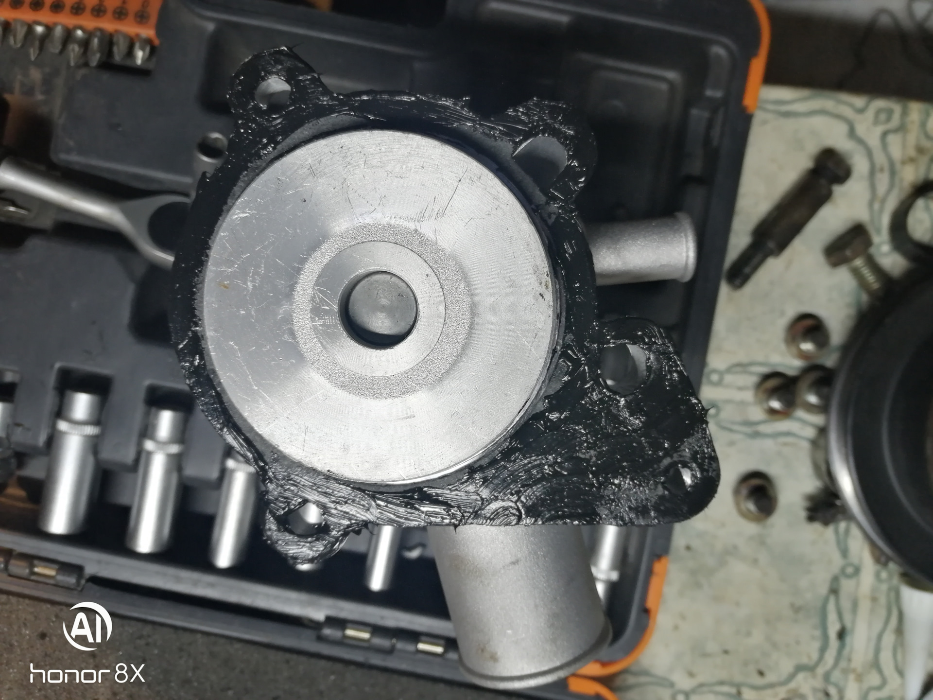 Доп насос на печку, замена помпы и термостата — Ford Sierra, 2 л, 1992 ...