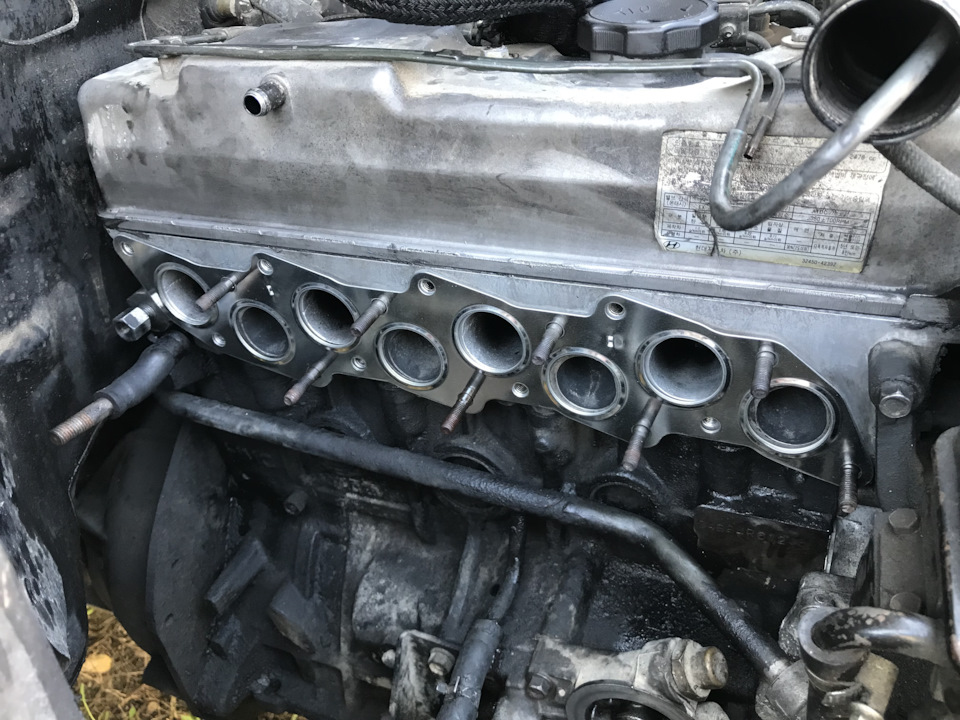 Замена прокладки впускного и выпускного коллектора. — Hyundai Galloper ...