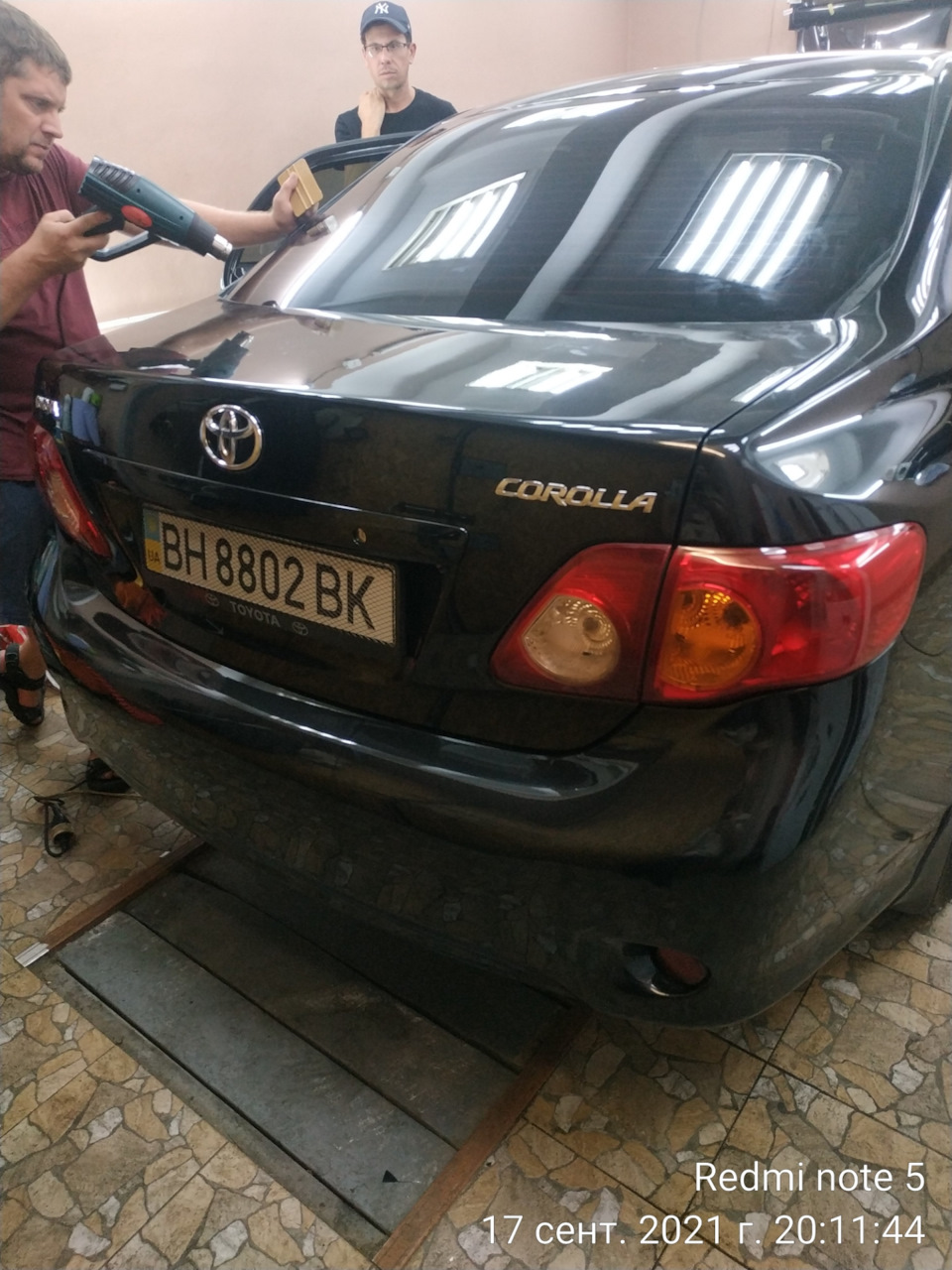 Тонировка заднего стекла — Toyota Corolla (140/150), 1,6 л, 2007 года |  стайлинг | DRIVE2