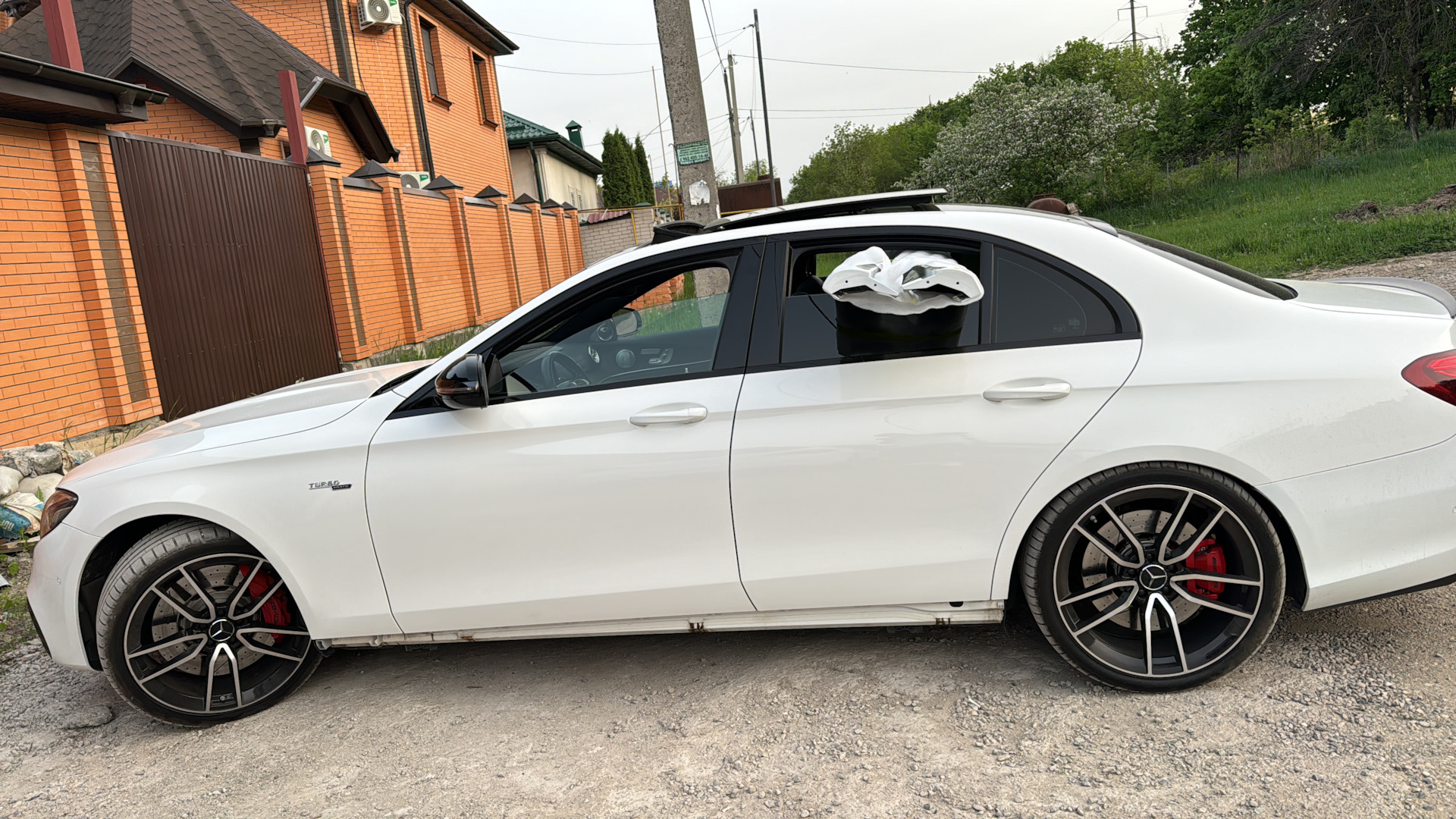 35) Окрас и выпрямление порогов — Mercedes-Benz E-Class (W213), 2 л ...