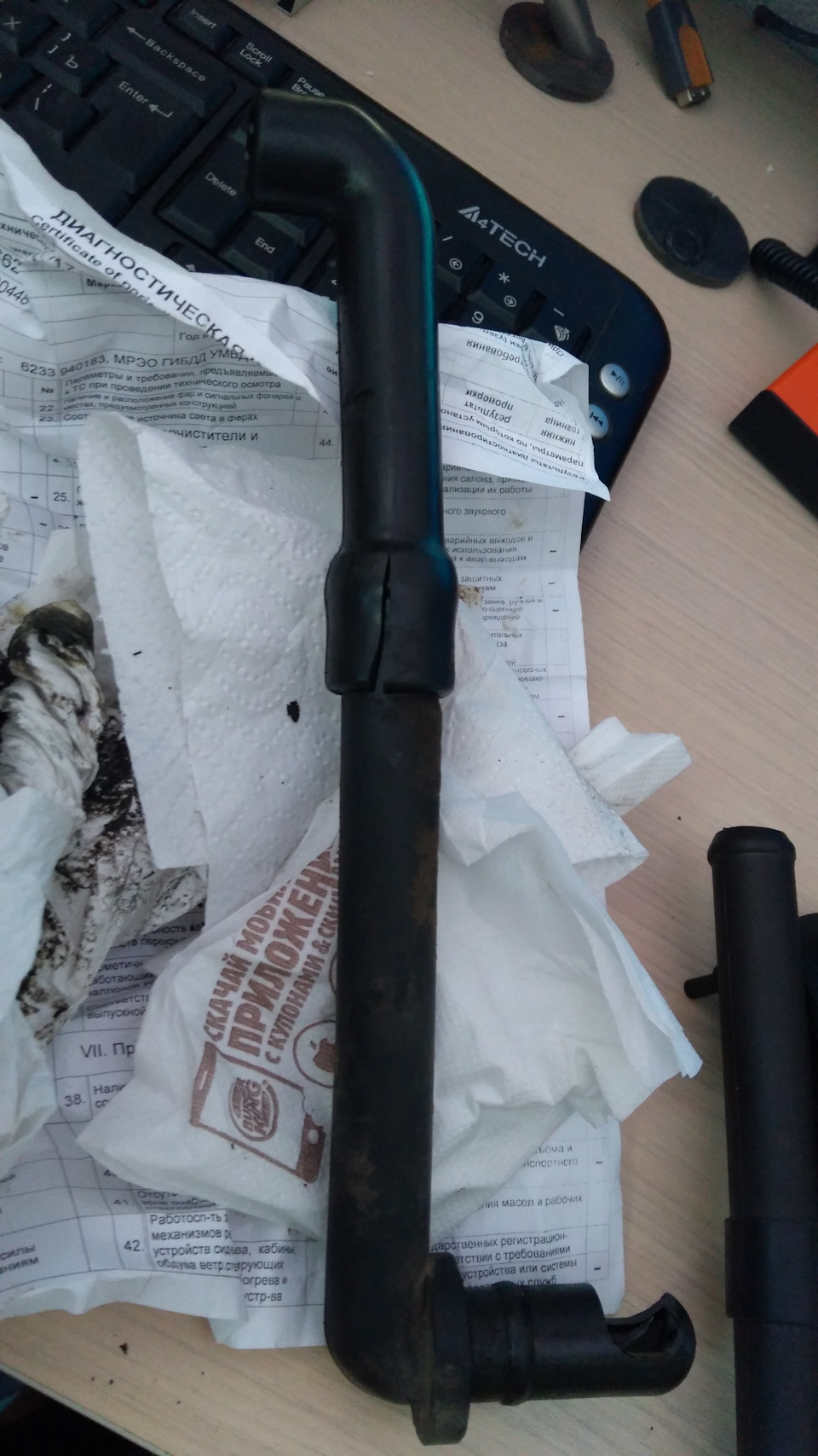 Подсос воздуха — УАЗ Patriot Sport, 2,7 л, 2010 года | своими руками ...