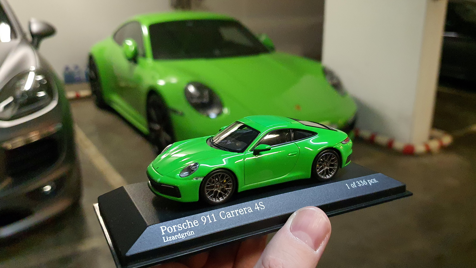 Копия Porsche 911 992 Minichamps + тюнинг ! — Porsche 911 (992), 3 л, 2019  года | прикол | DRIVE2