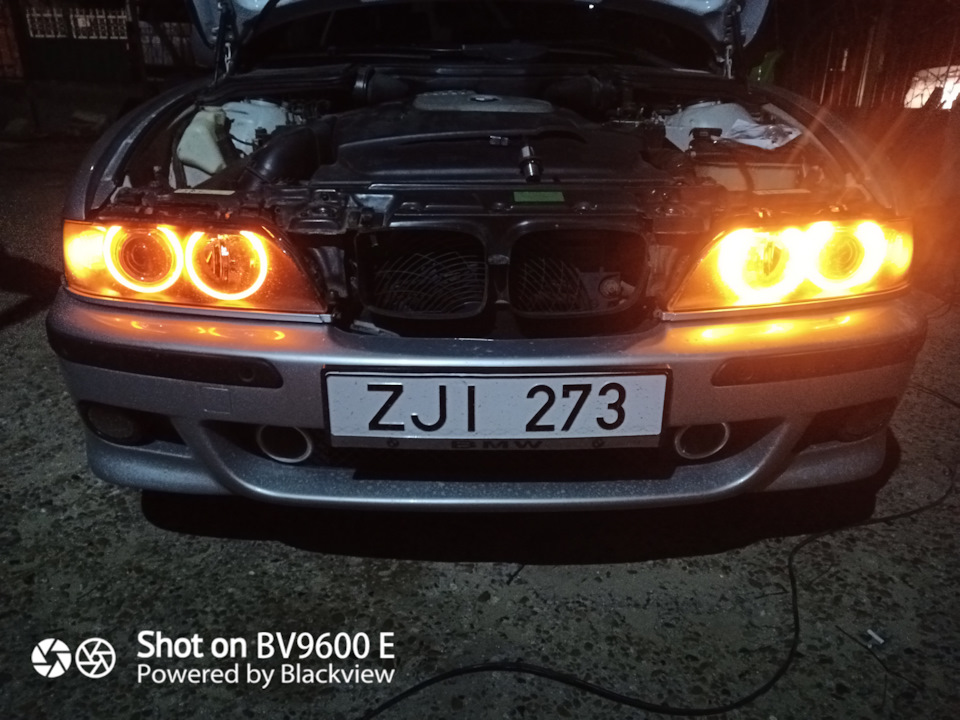 #6 Фары, резинки, лампочки ангельских глазок . — BMW 5 series (E39), 2 ...