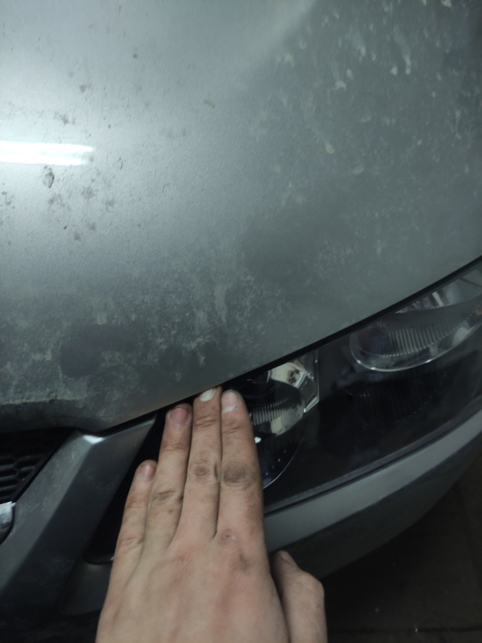 Зазор между фарами и капотом и подтяжка бампера — Nissan Almera II (N16 ...