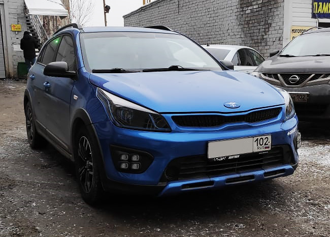Наконец то переобулся))). 215/50/17 - KIA Rio X-Line, 1,6 л, 2019 года колёсные