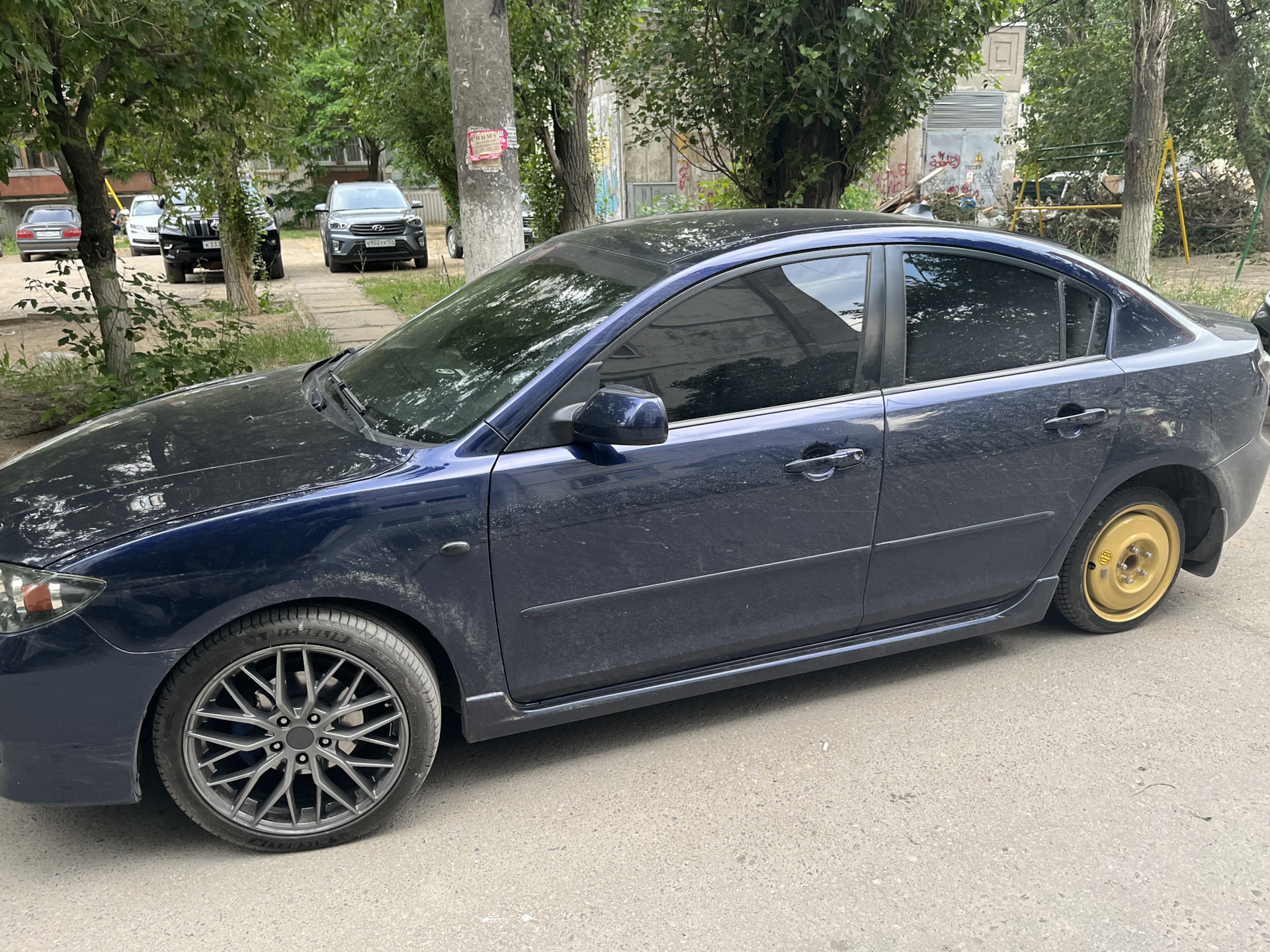 23. Взорвалась новая резина — Mazda 3 (1G) BK, 1,6 л, 2008 года | шины |  DRIVE2