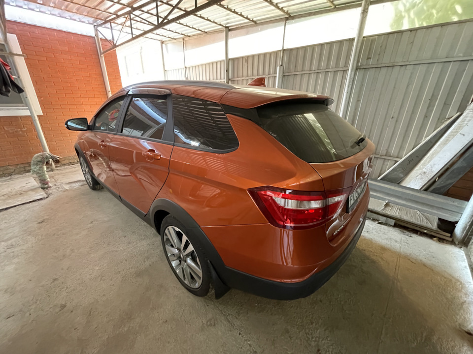 Сломался ТАЗ. Притерли бампер. Страховка. Скол на лобовом. — Lada Vesta ...