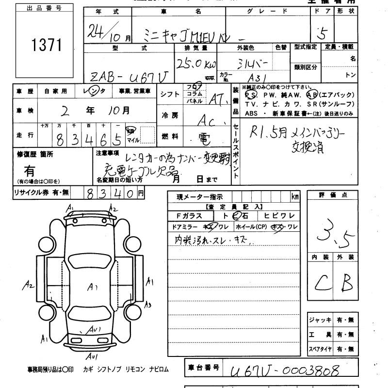 Mitsubishi minicab miev не заряжается ввб