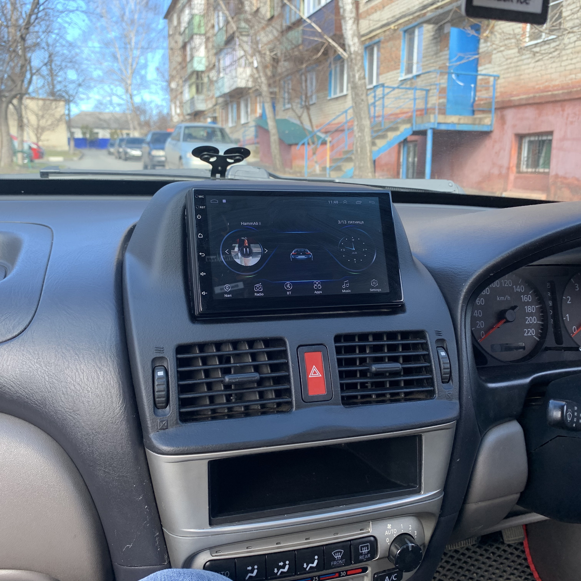 Панель для магнитолы — Nissan Sunny (N16), 1,5 л, 2003 года | автозвук ...