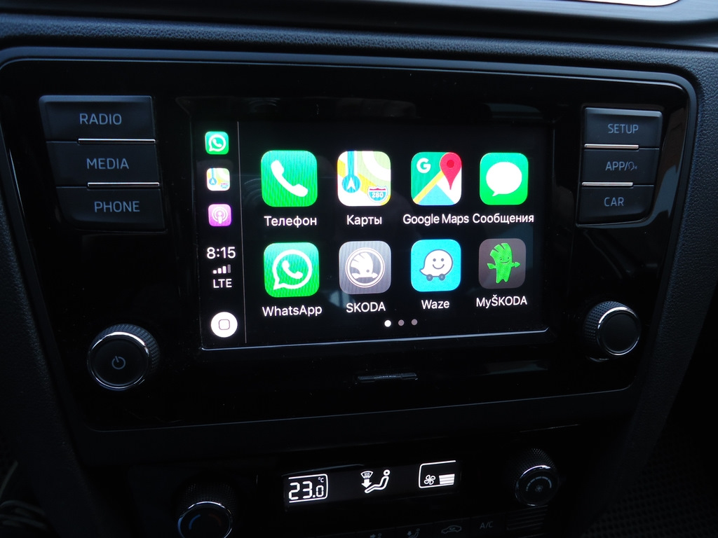 Skoda rapid активация carplay